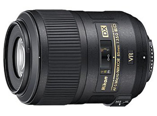 Nikon 85mm f/3.5 G DX AF-S ED VR Micro Macro Objektiv  til DX Format Kamera